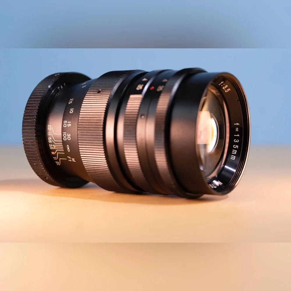 Vintage Tele Vivitar 135mm f/3.5 Manual Focus Lens